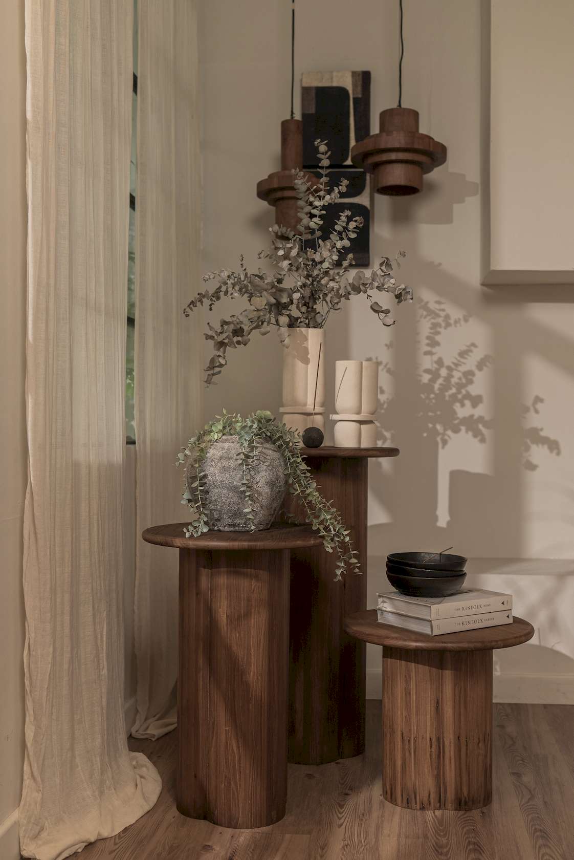 dBodhi Dome Pedestal - 900mm - Teak - Floor Stock