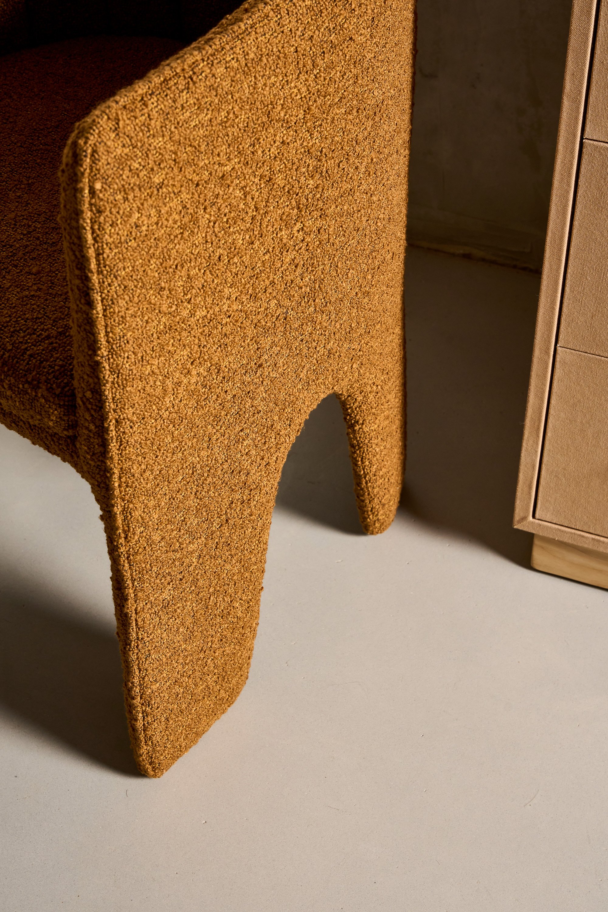 Milano Dining Chair - Ivory Boucle - Set of 6 - Floor Stock