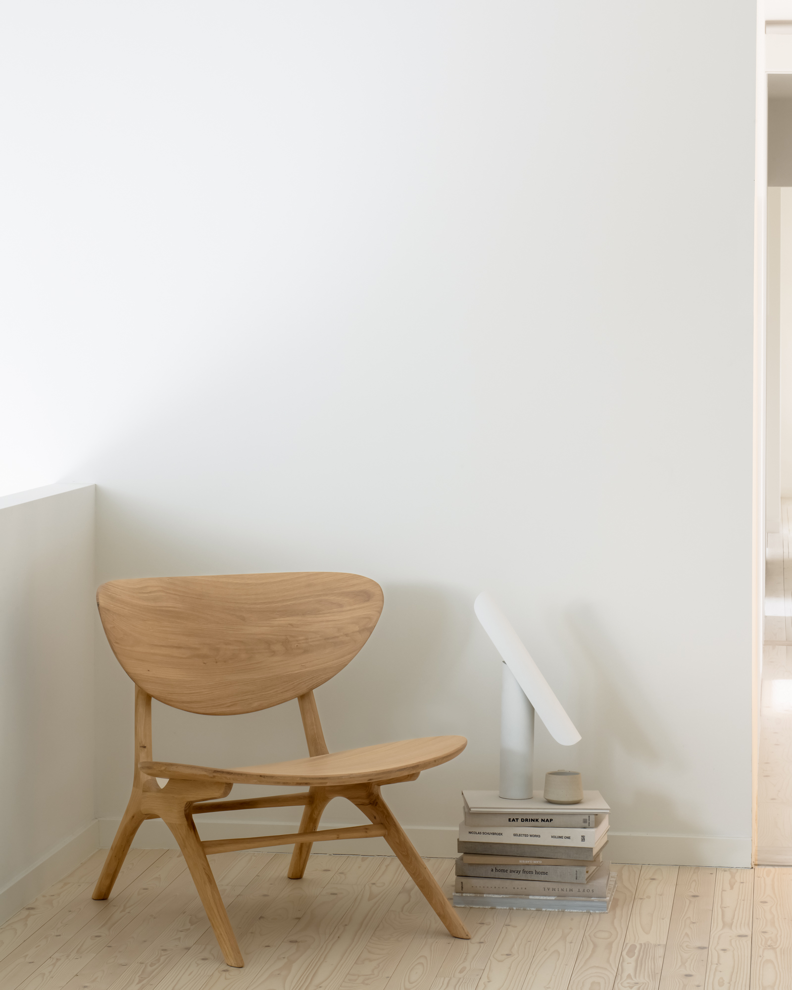 Ethnicraft Oak Eye Lounge Chair - Floor Stock
