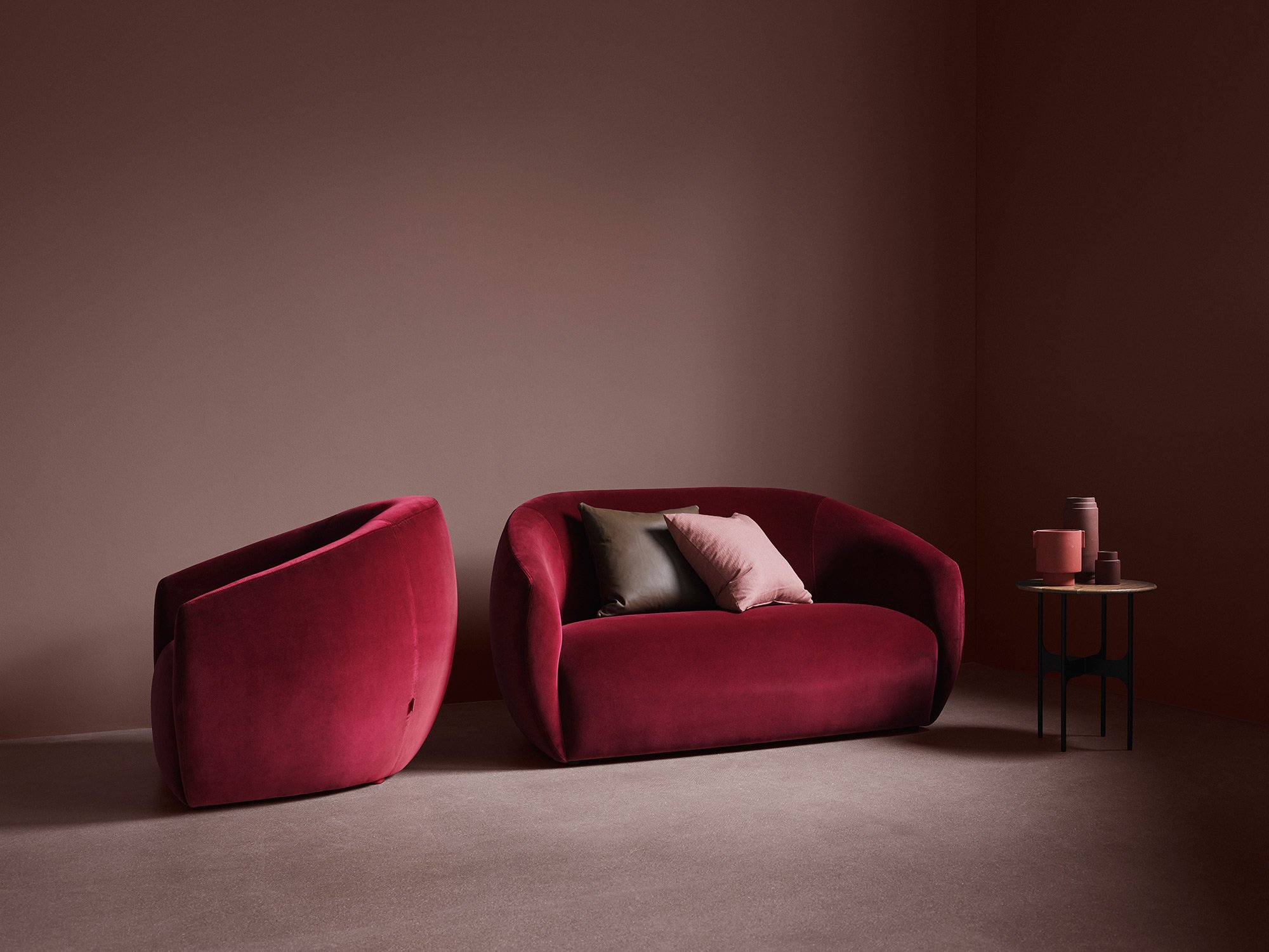 Lobby Lounge Chair - Brown-Silenzio 04 - Floor Stock