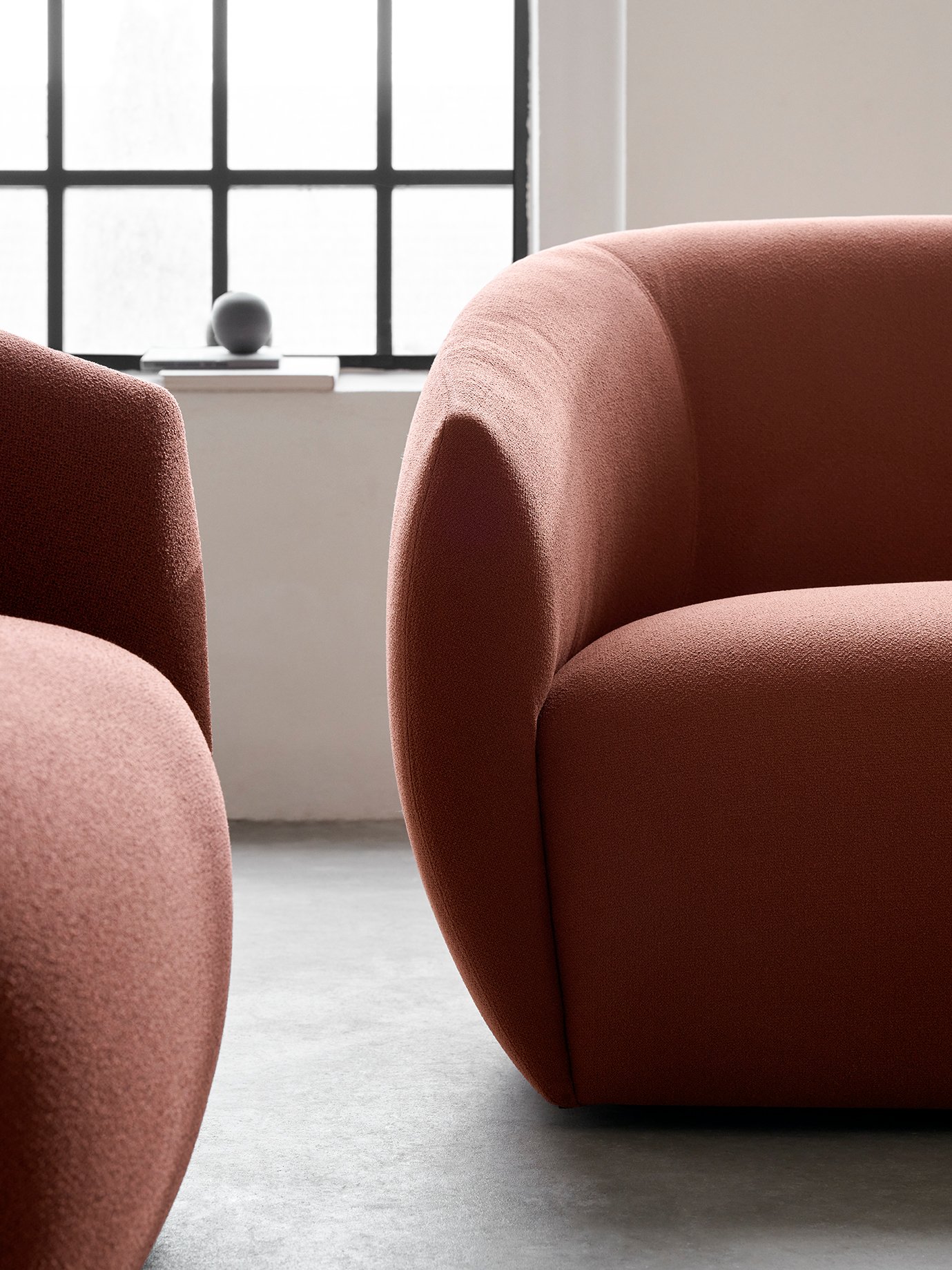 Lobby Lounge Chair - Brown-Silenzio 04 - Floor Stock