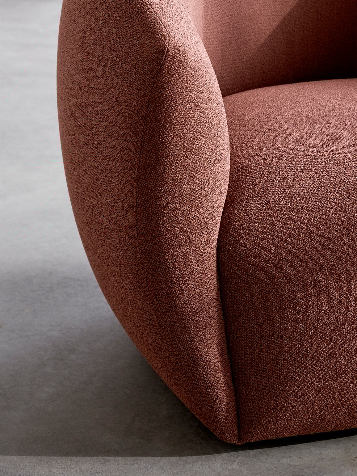 Lobby Lounge Chair - Brown-Silenzio 04 - Floor Stock