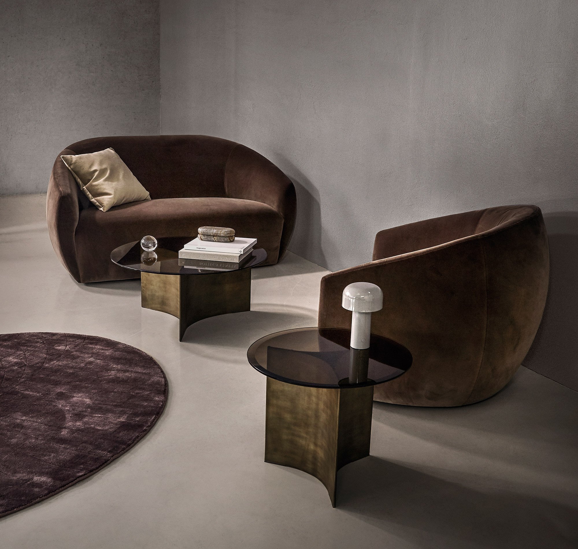 Lobby Lounge Chair - Brown-Silenzio 04 - Floor Stock