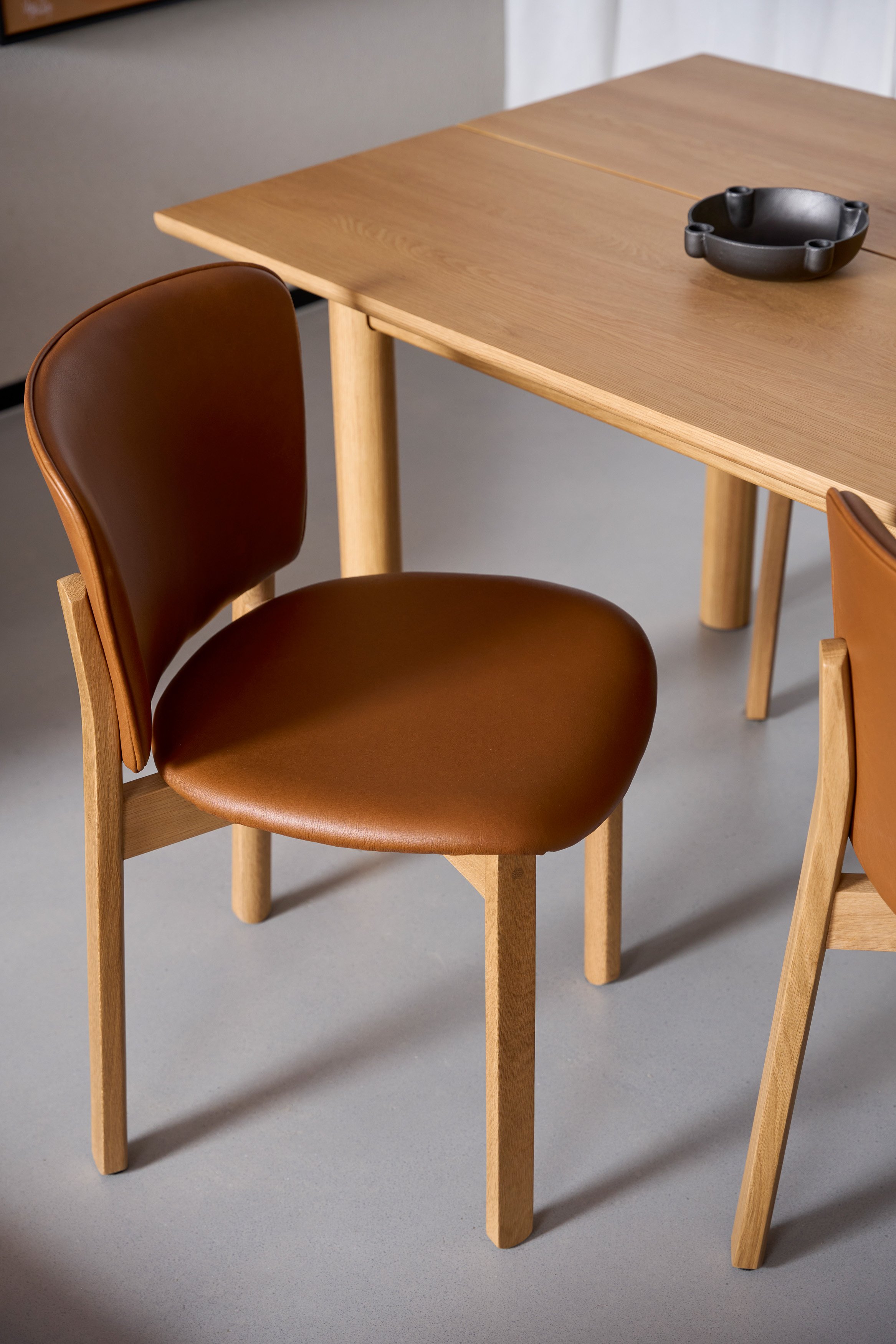 Pinta Dining Chair - Nano Suede-Olive 04 - Walnut - Set of 6 - Floor Stock