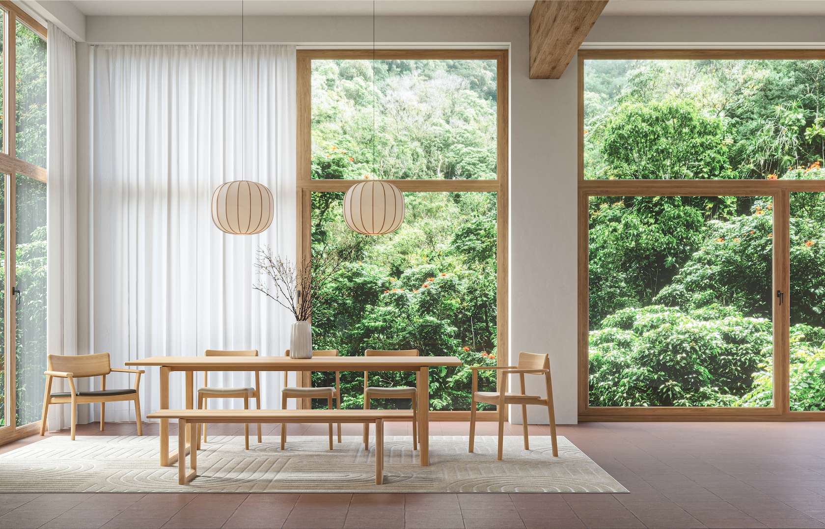 Poise Dining Chair - Charcoal-Alabama 007 - Black - Set of 4  - Floor Stock