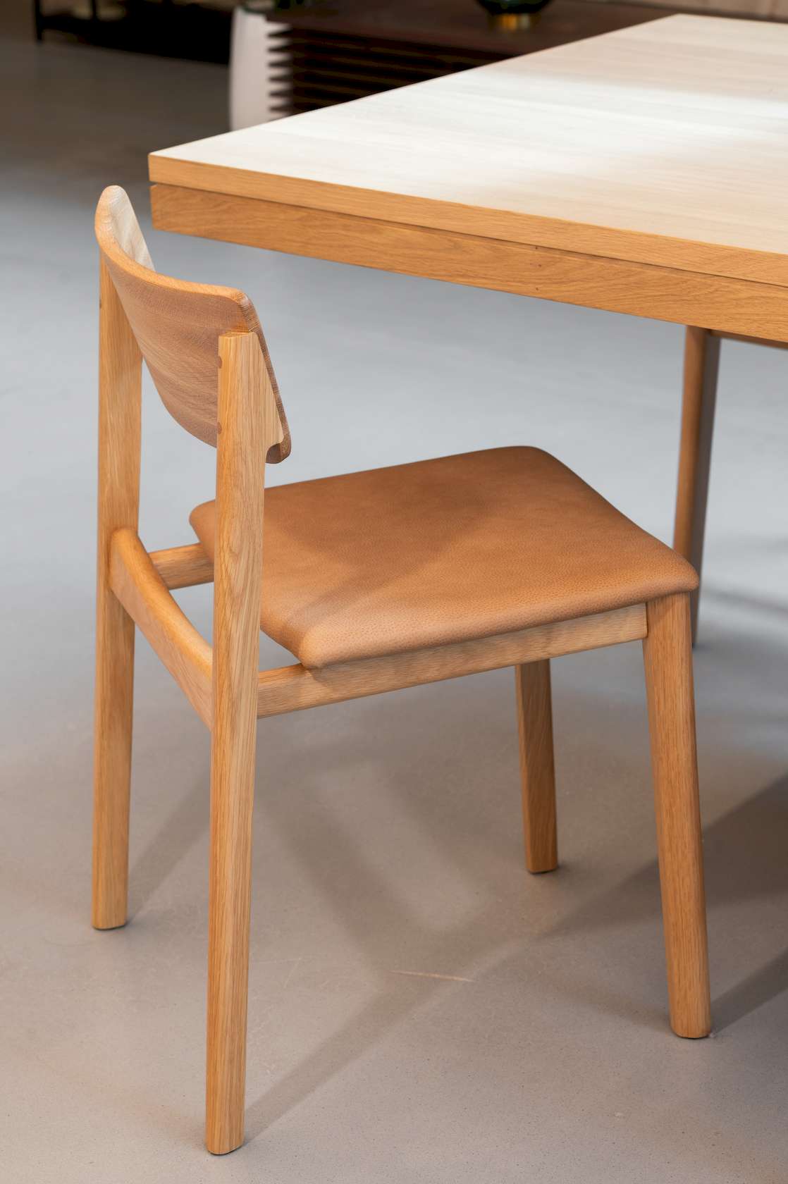 Poise Dining Chair - Charcoal-Alabama 007 - Black - Set of 4  - Floor Stock