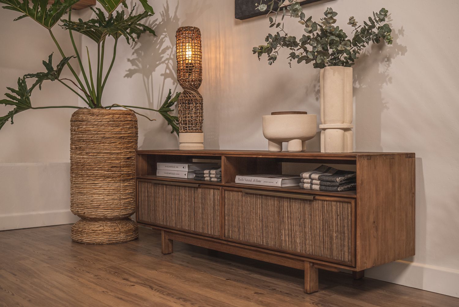 dBodhi Grace Dresser - 2 Drawers/2 Open Racks - Floor Stock
