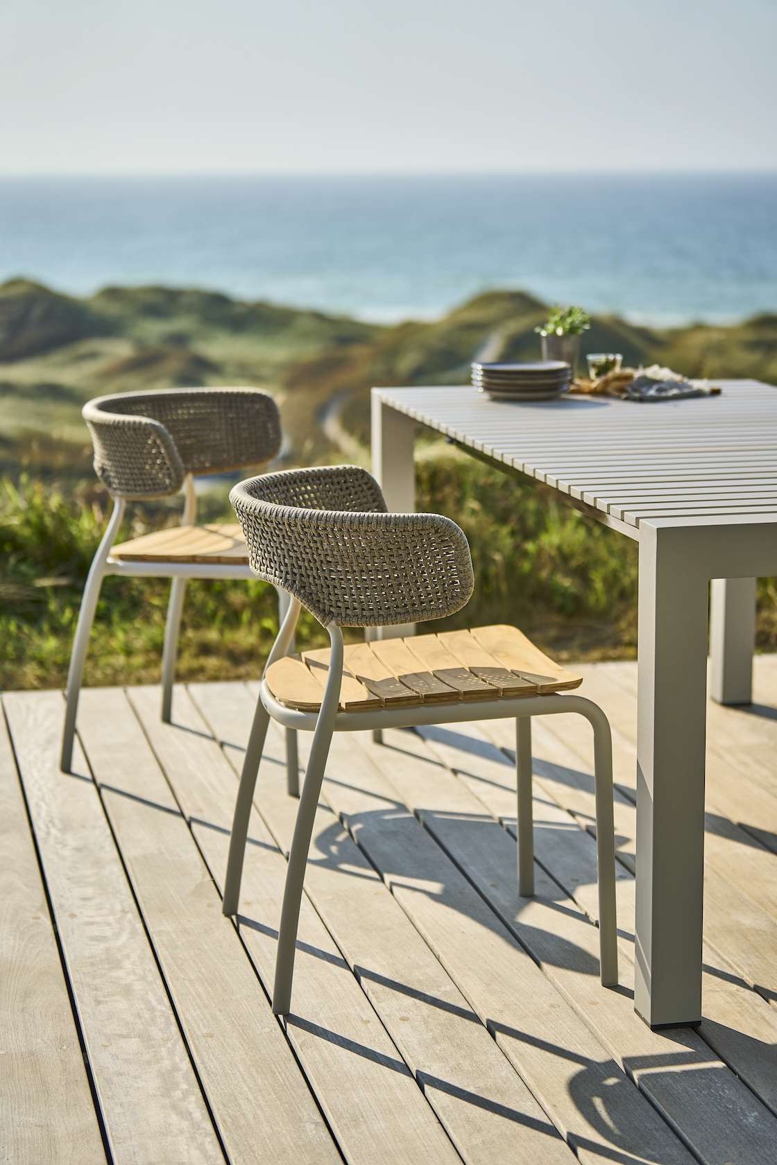 Mindo 101 Dining Chair - Beige Brown - Set of 6 - Floor Stock