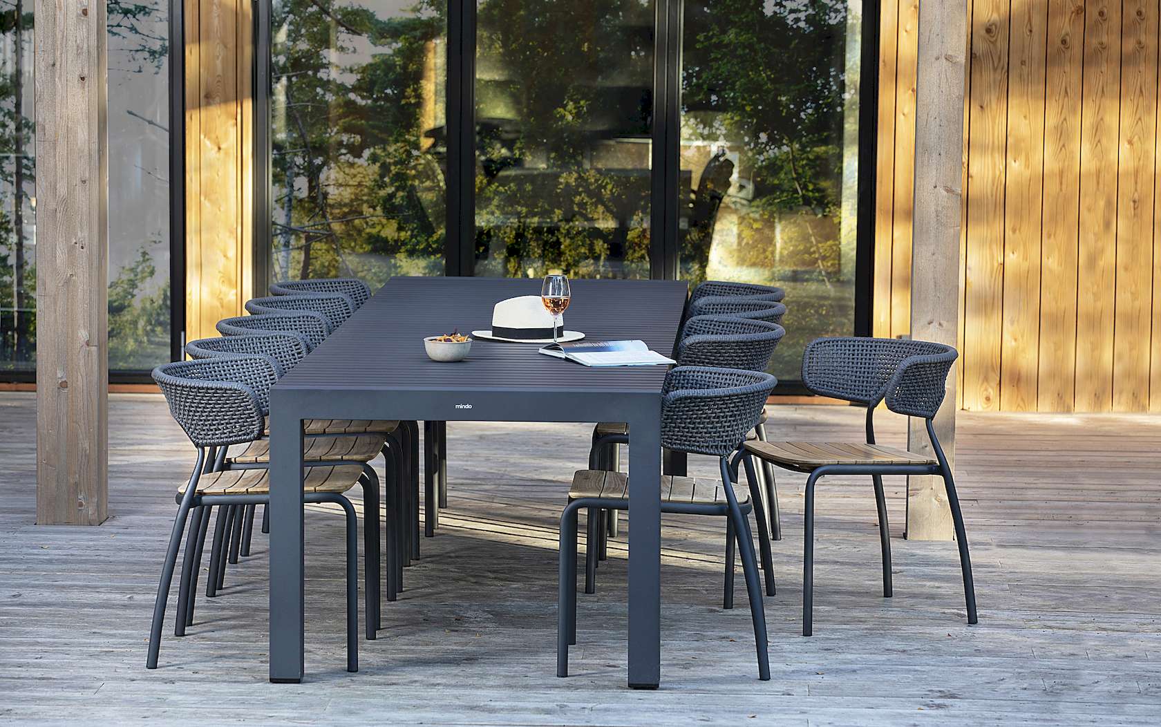 Mindo 101 Dining Chair - Beige Brown - Set of 6 - Floor Stock