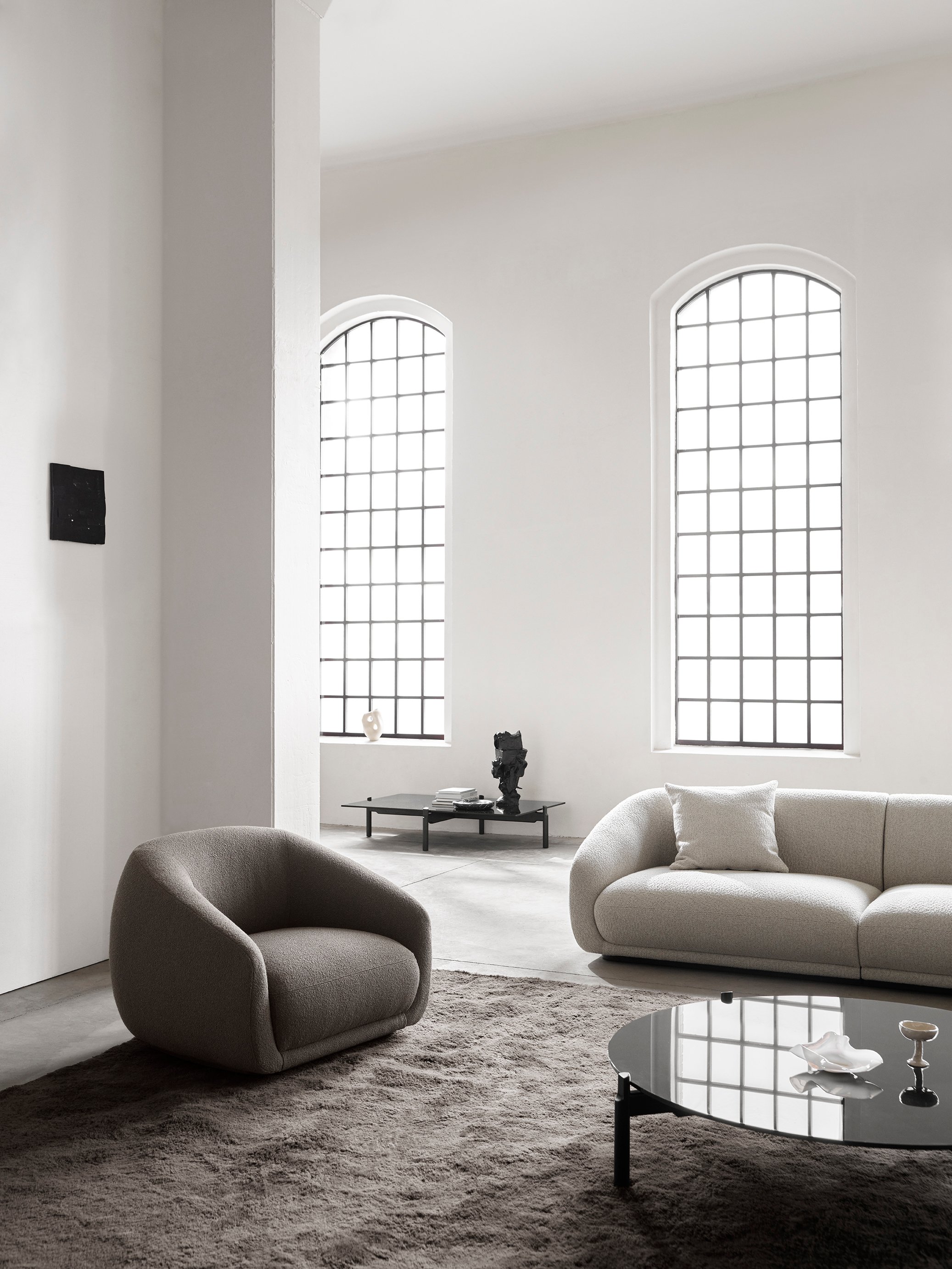 Montholon Lounge Chair - Cream-Bosa 04 - Floor Stock