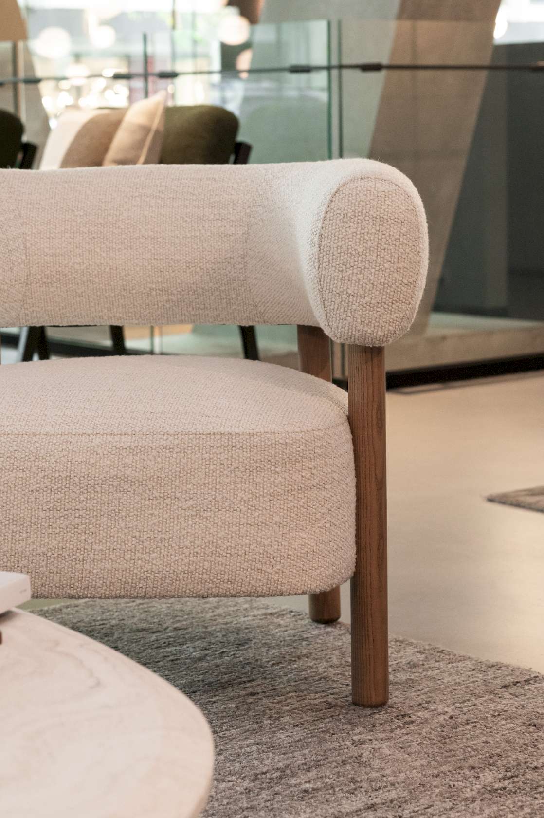 Walton Lounge Chair - Espresso - Floor Stock
