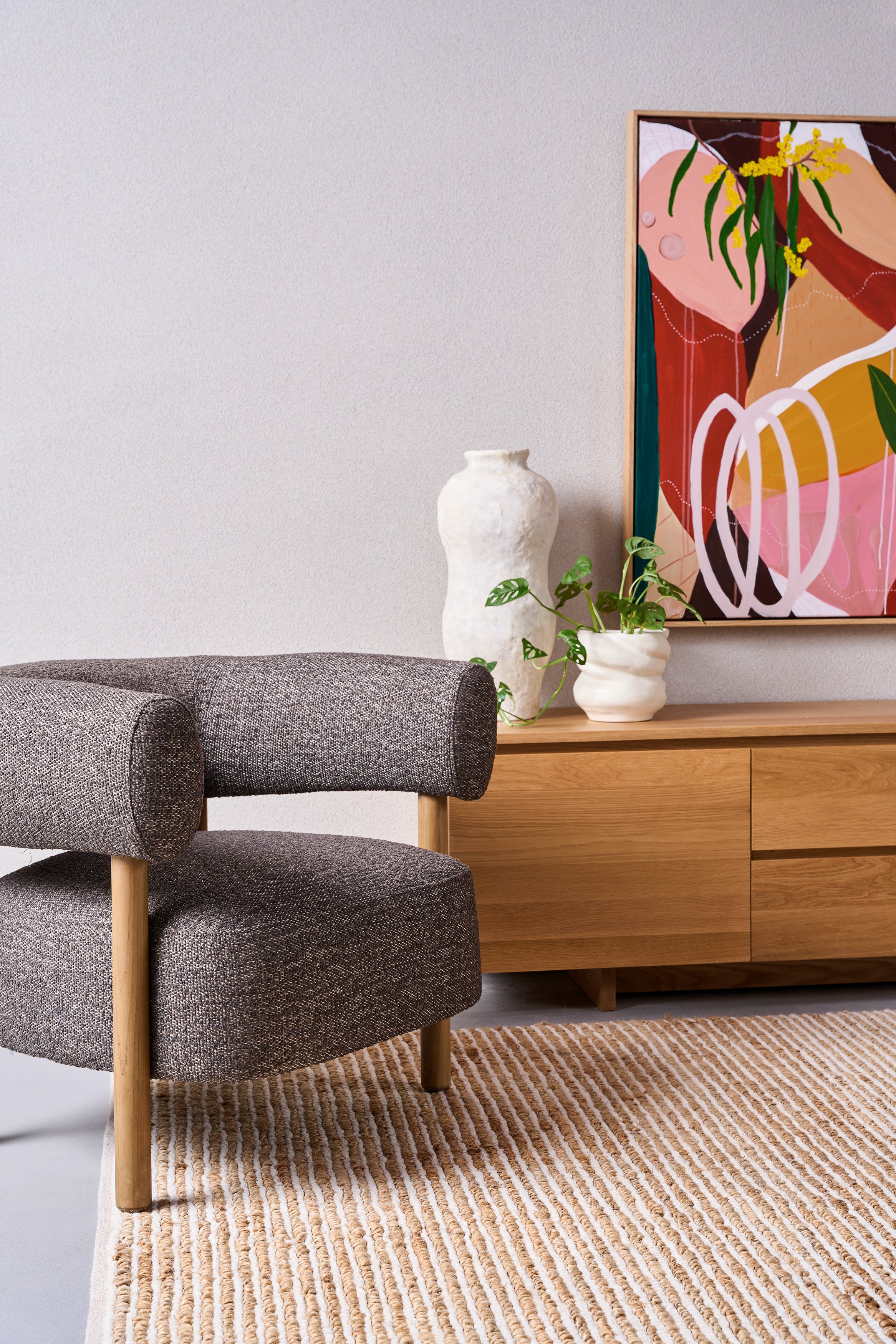 Walton Lounge Chair - Espresso - Floor Stock