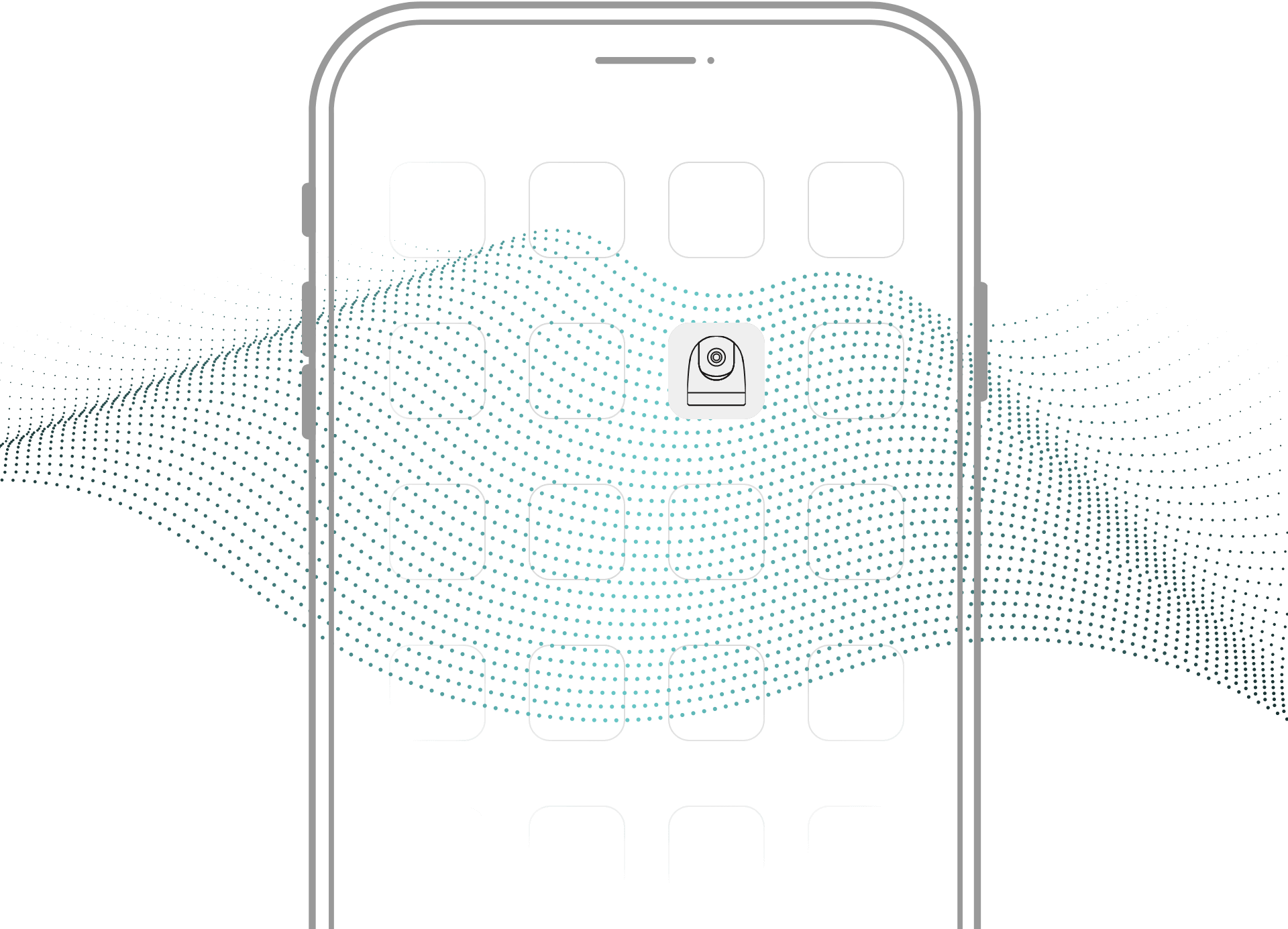 SIONYX app-pictogram op mobiele telefoon