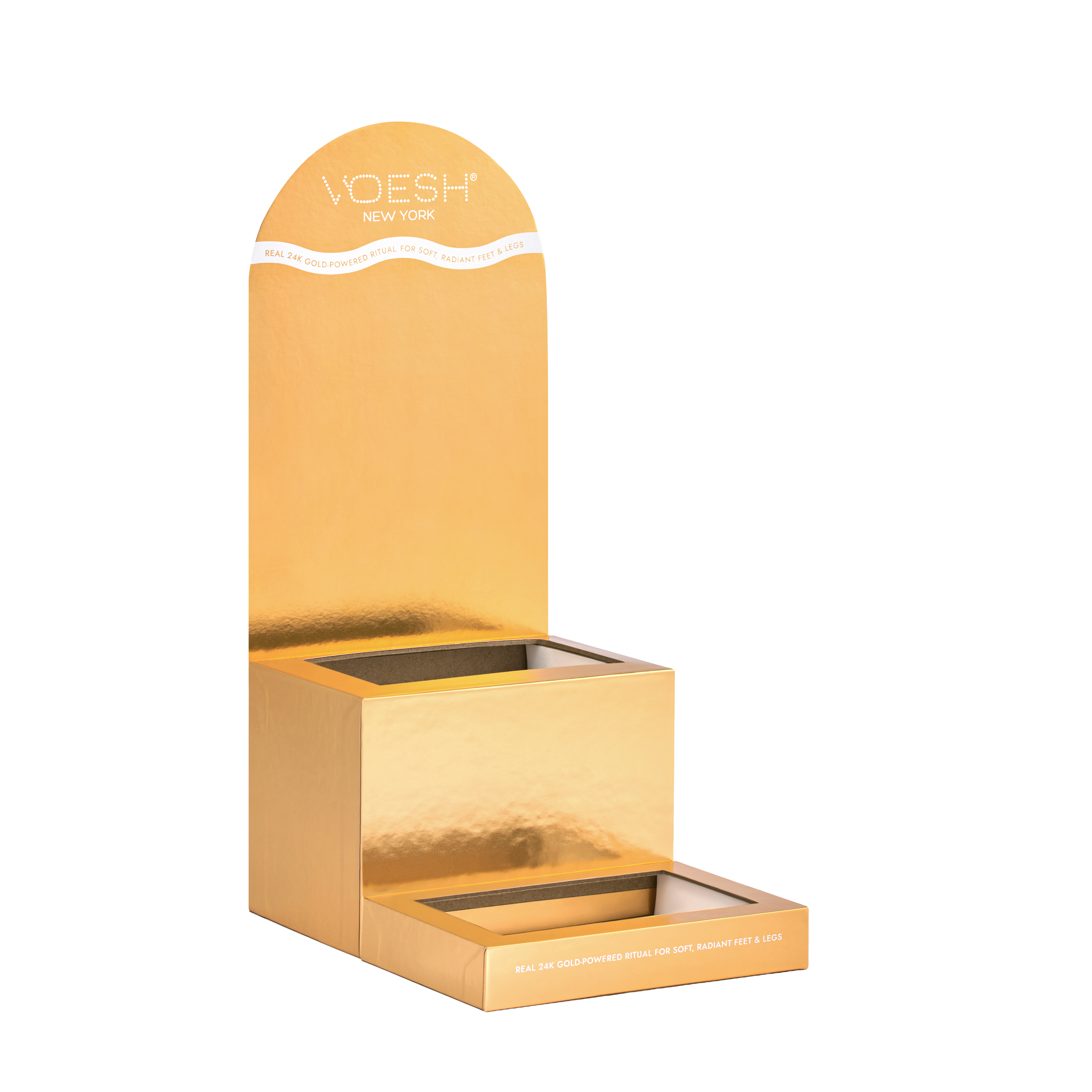 Collagen Gloves & Socks Imperial Gold Display Stand