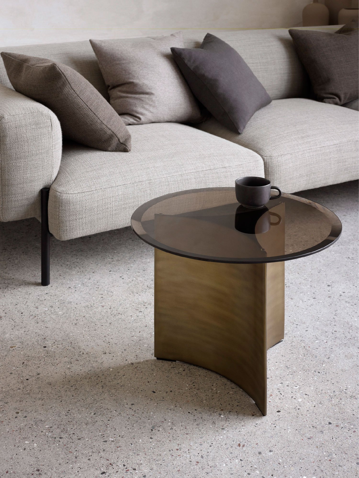 Arc Table - 500mm - Black - Floor Stock