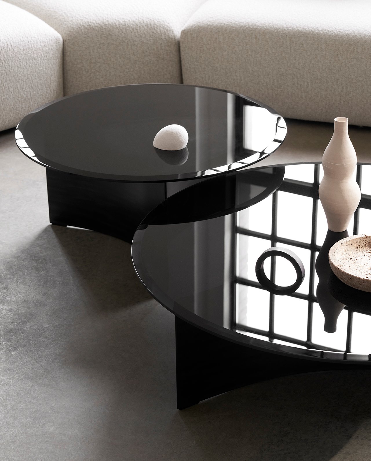 Arc Table - 500mm - Black - Floor Stock