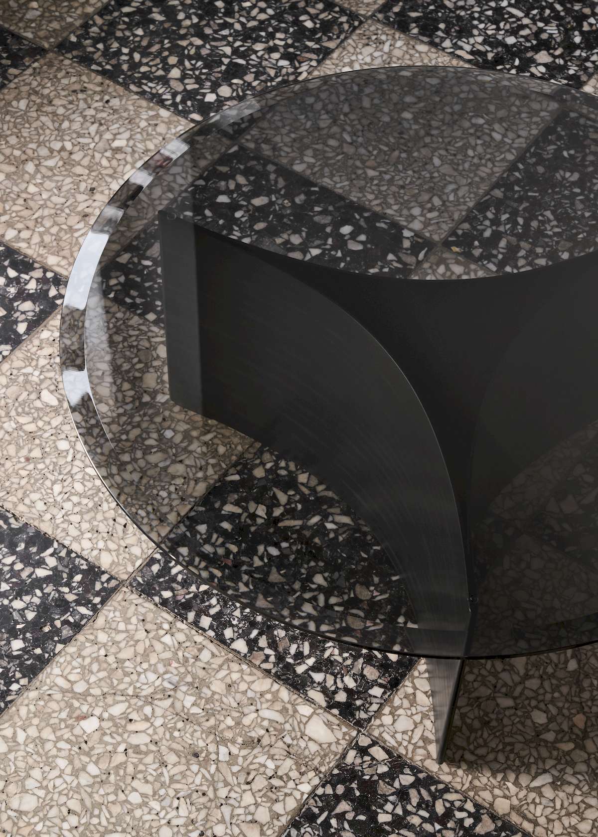 Arc Table - 500mm - Black - Floor Stock