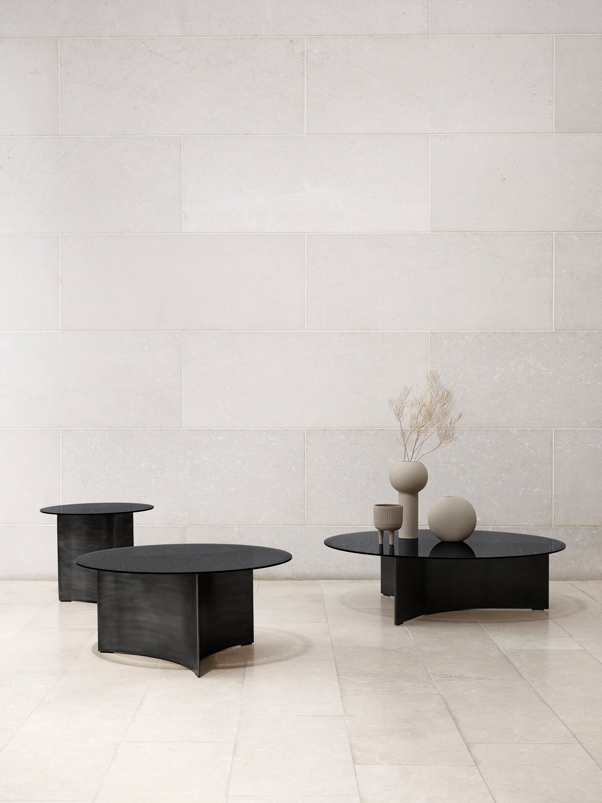Arc Table - 500mm - Black - Floor Stock