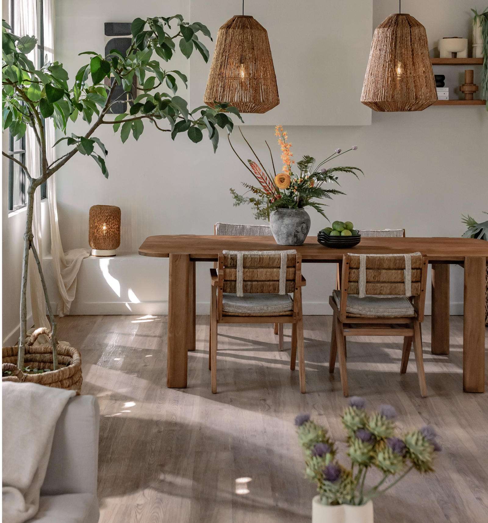 dBodhi Pleun Dining Table - 2250mm - Teak - Floor Stock