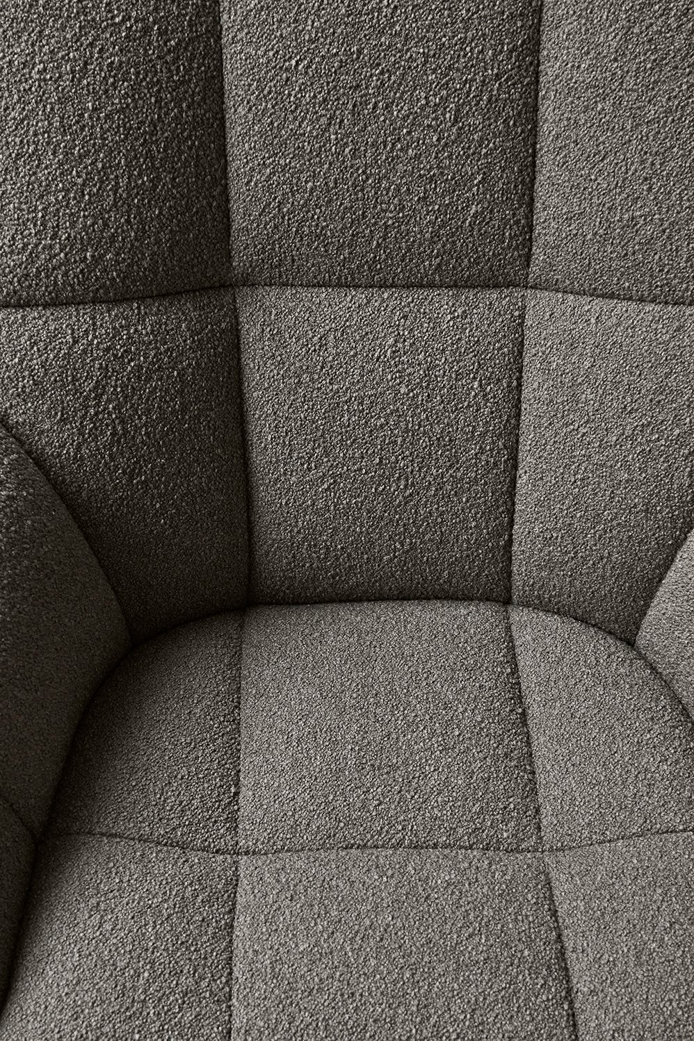 Mango Lounge Chair - White Boucle-Cuddle 02 - Floor Stock