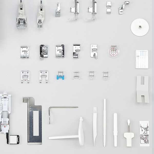 Large range of accessories supplied