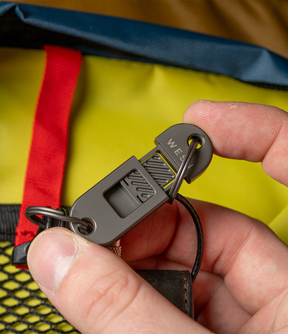 The WESN QR Keychain