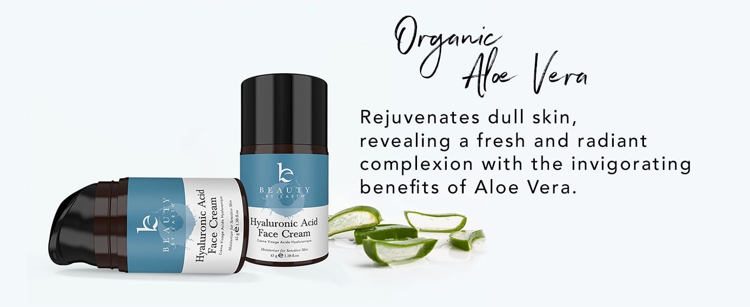 Organic Aloe Vera
Rejuvenates dull skin,
revealing a fresh and radiant complexion with the invigorating benefits of Aloe Vera.