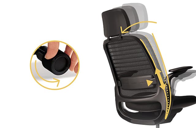 Steelcase Series 1 scaun de birou spatar adaptabil
