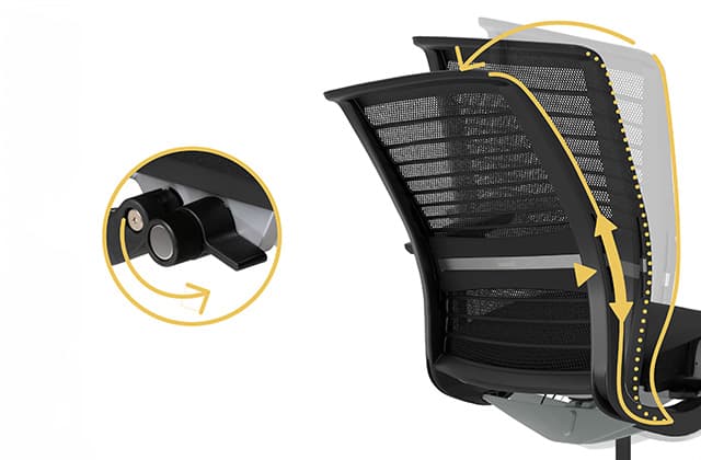 Steelcase Think scaun de birou spatar adaptabil
