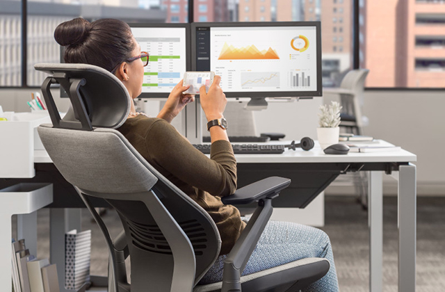 Steelcase Gesture scaun de birou suport lombar
