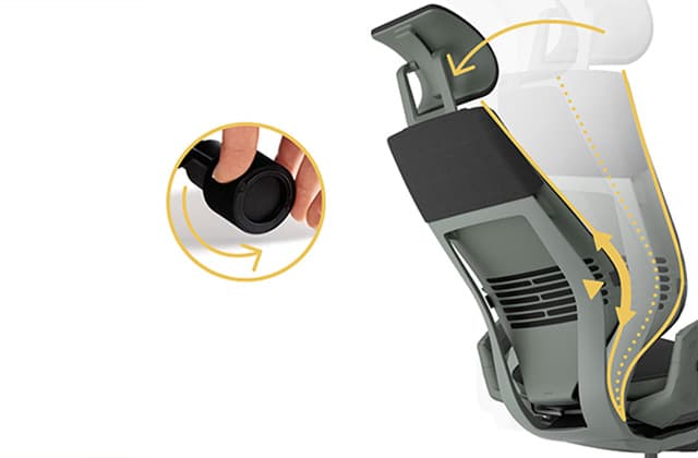 Steelcase Gesture scaun de birou spatar adaptabil
