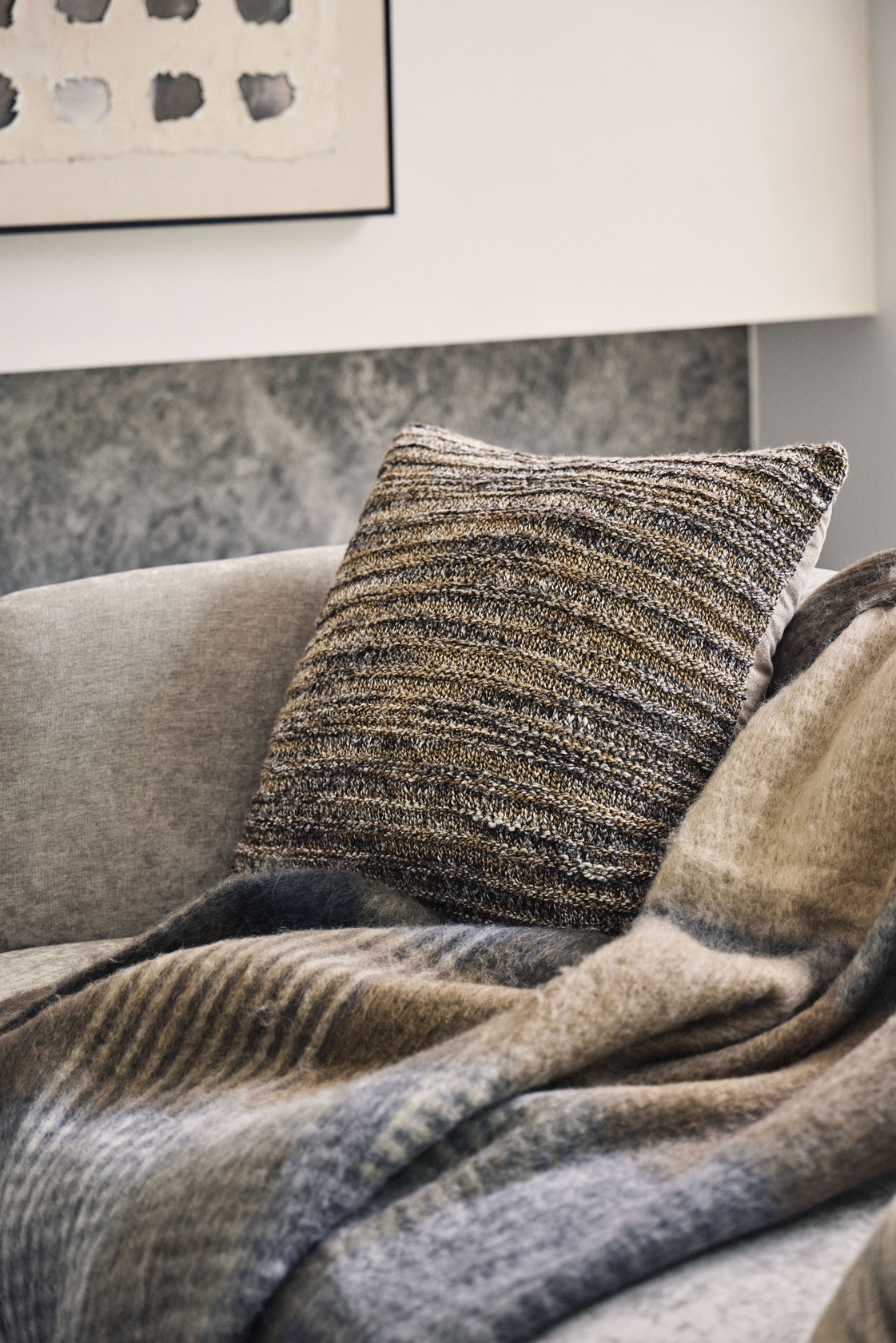 Andrela Wool Blend Woven Throw