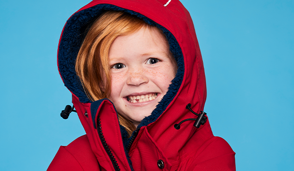 Red Original Waterproof Kids Dry Pro Robe - Red