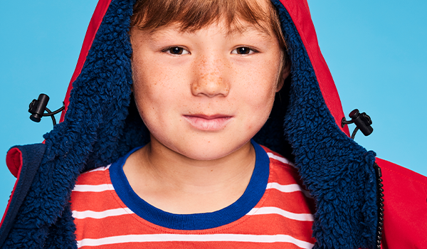 Red Original Waterproof Kids Dry Pro Robe - Red