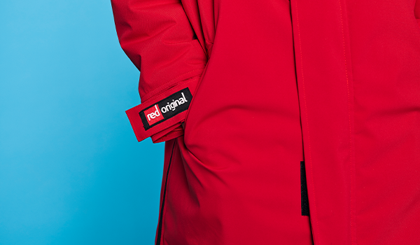 Red Original Waterproof Kids Dry Pro Robe - Red