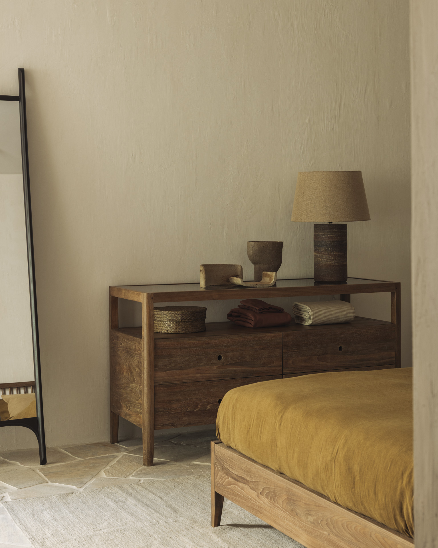 Ethnicraft Reclaimed Teak Spindle Dresser - 4 Drawers