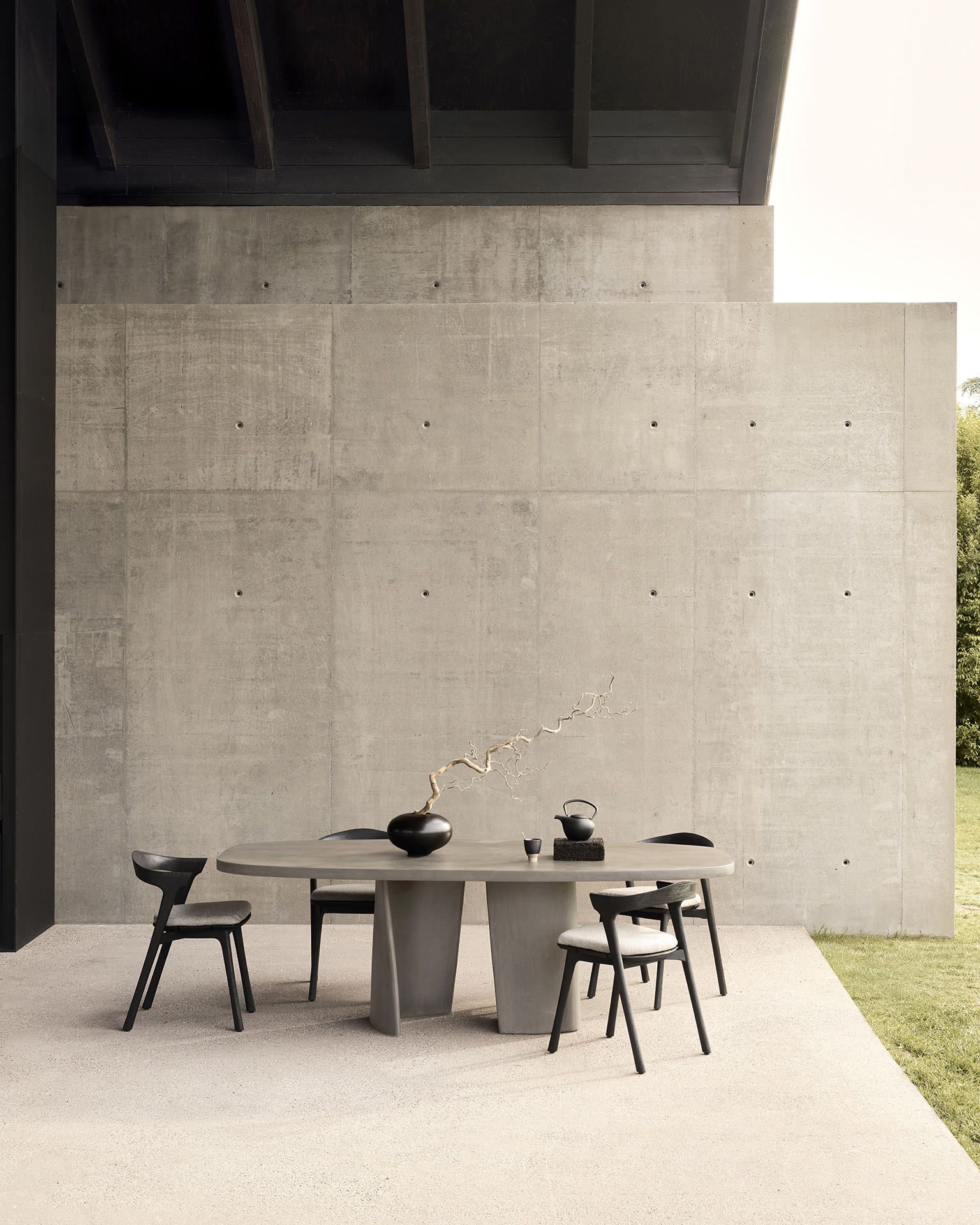 Ethnicraft Concrete Canyon Outdoor Dining Table