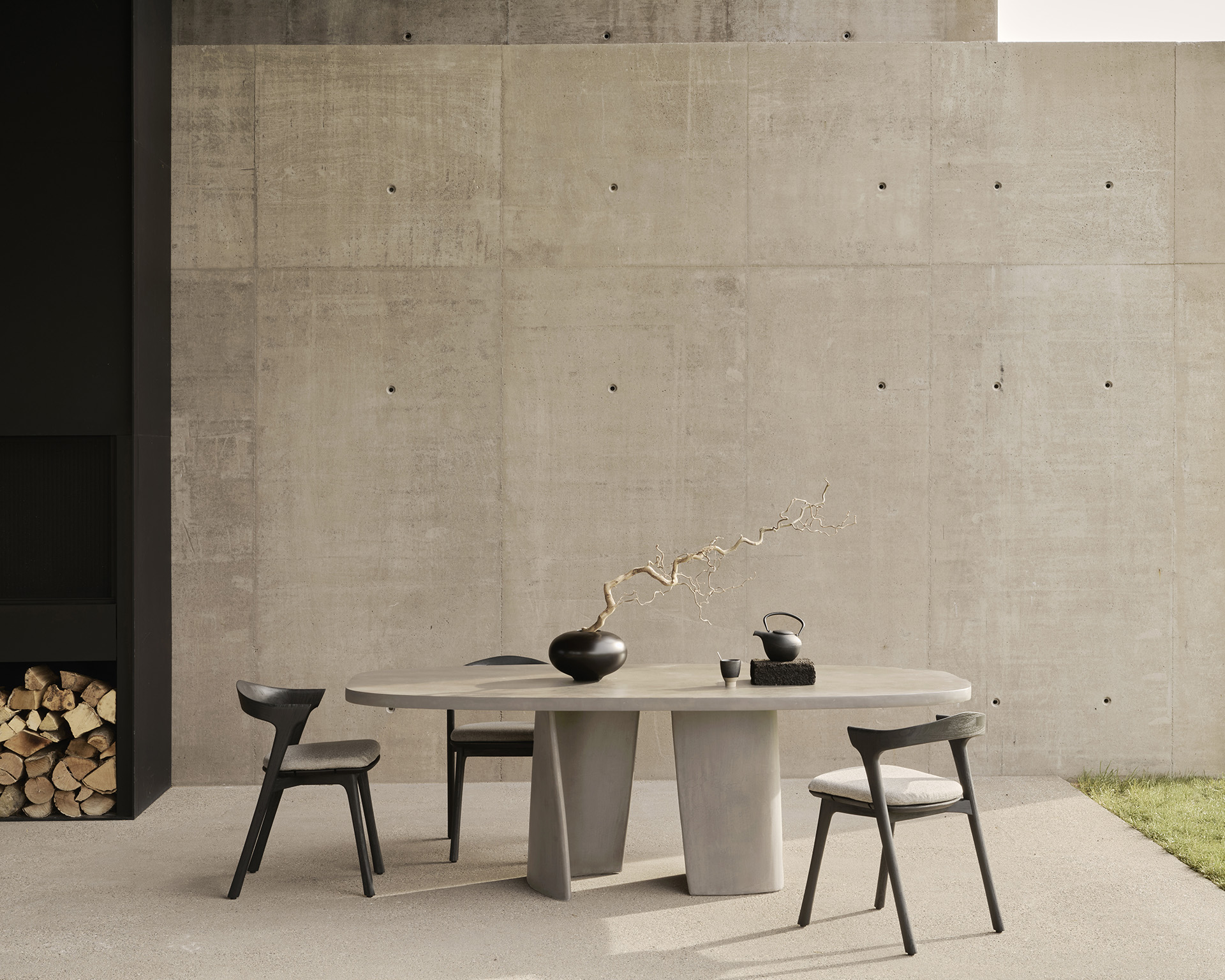 Ethnicraft Concrete Canyon Outdoor Dining Table