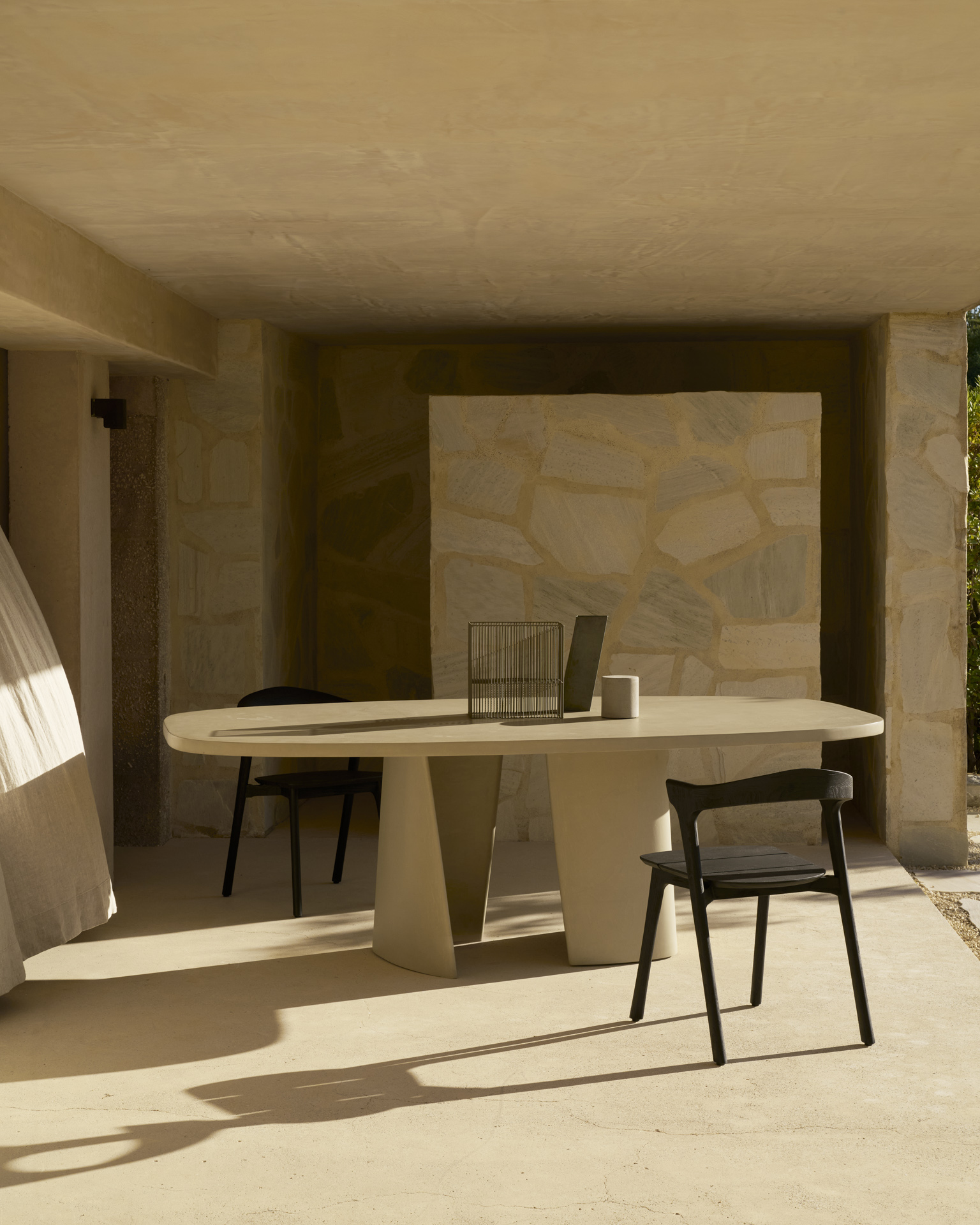 Ethnicraft Concrete Canyon Outdoor Dining Table