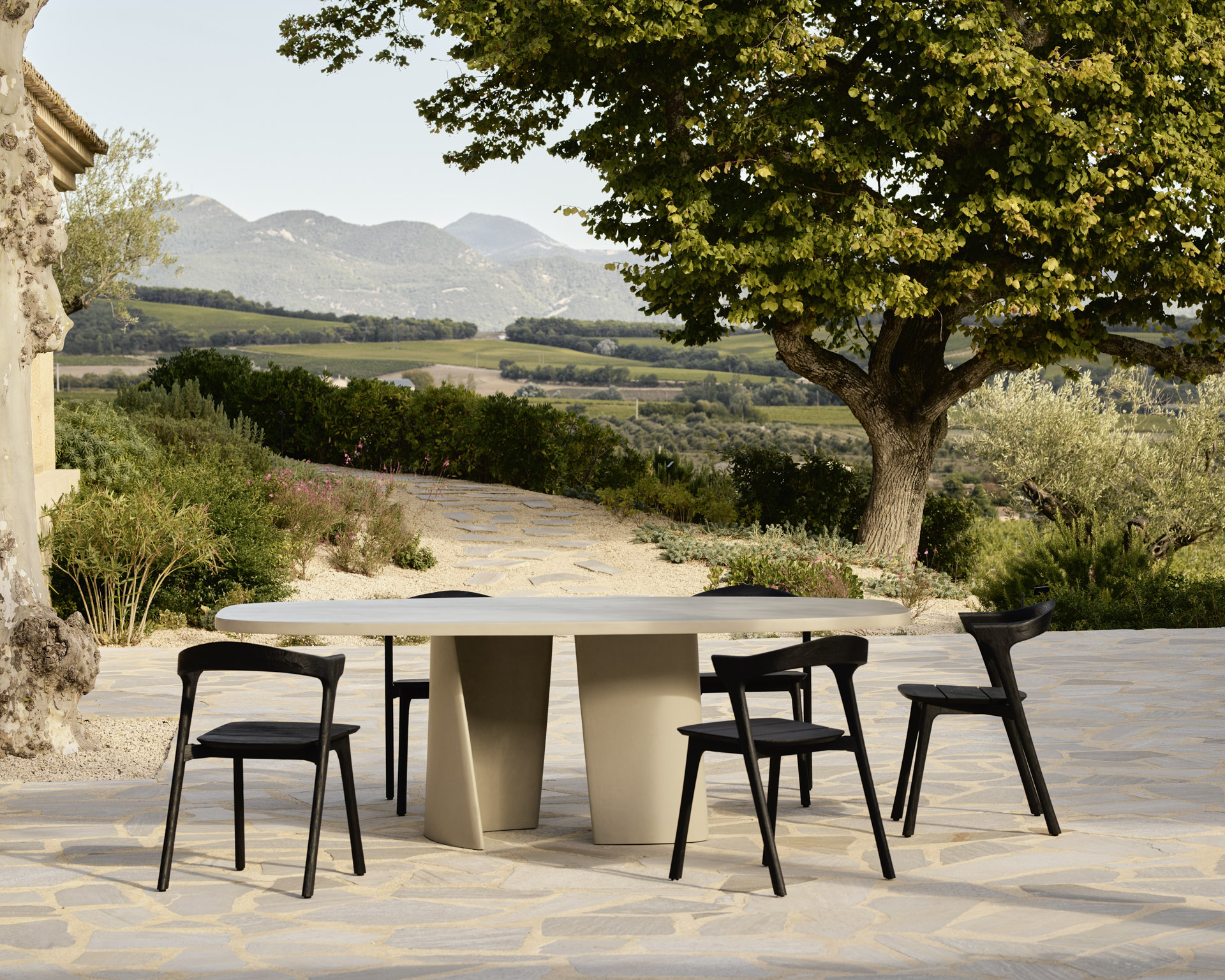 Ethnicraft Concrete Canyon Outdoor Dining Table