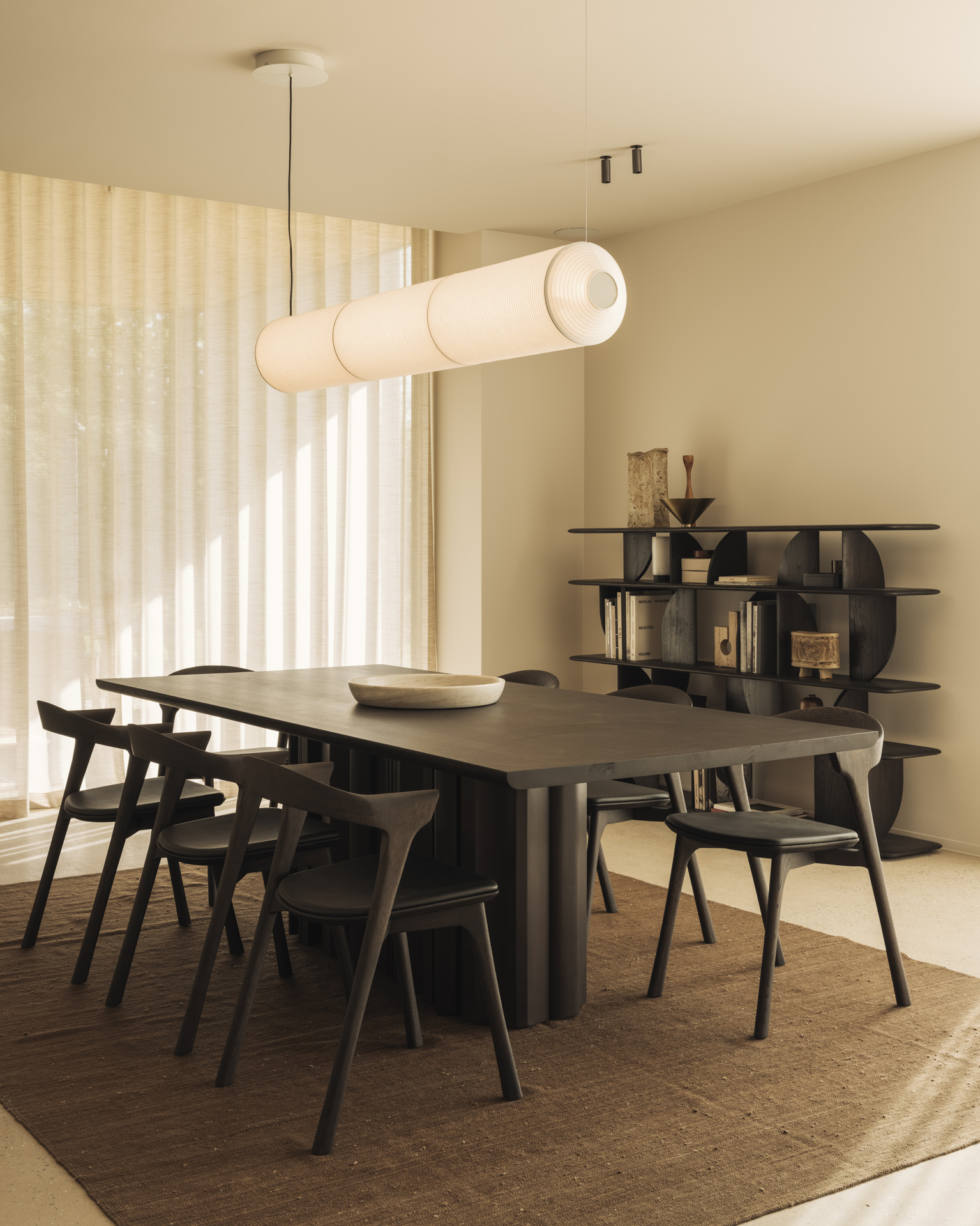 Ethnicraft Mahogany Sequence Dining Table