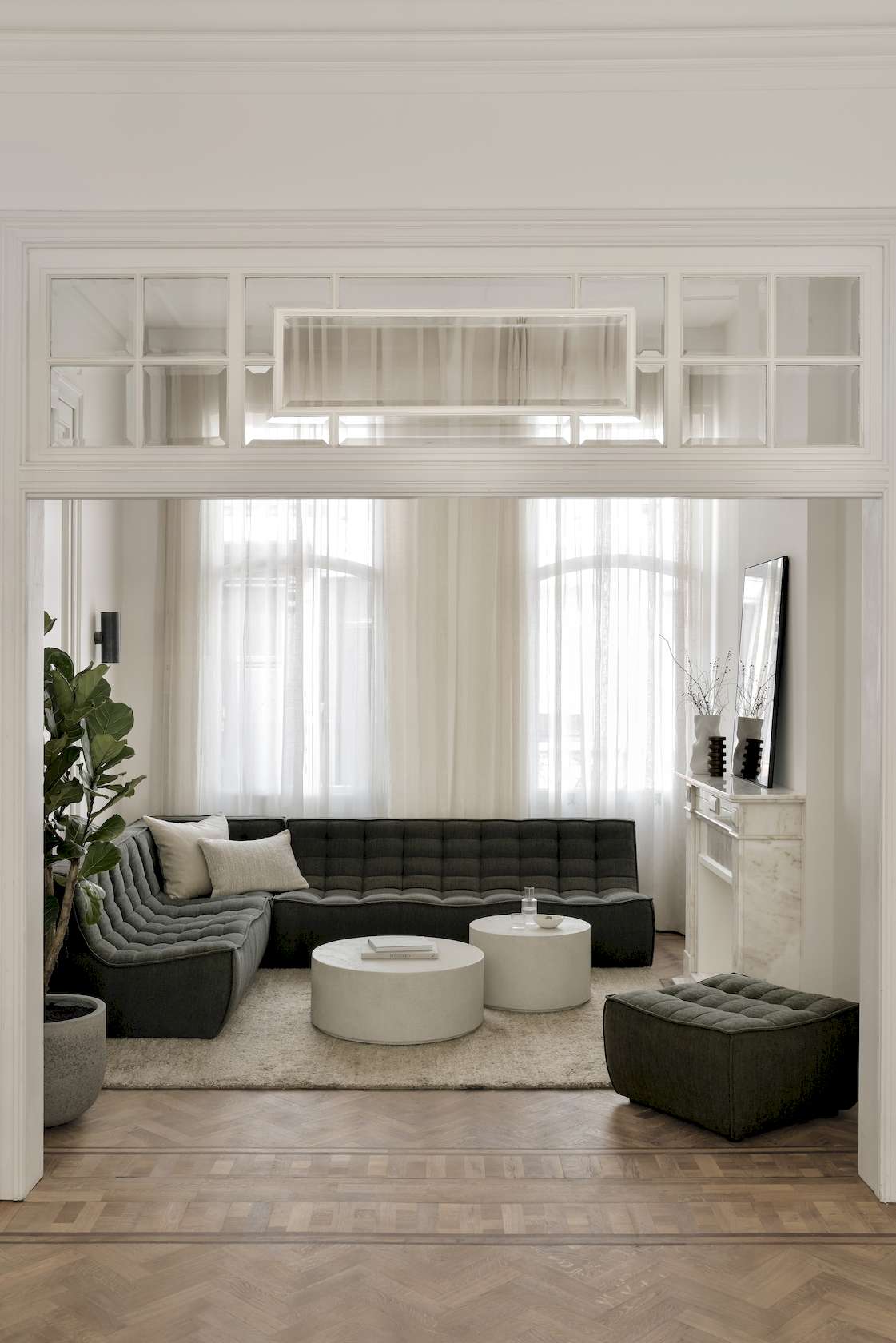 Ethnicraft Elements Round Coffee Table