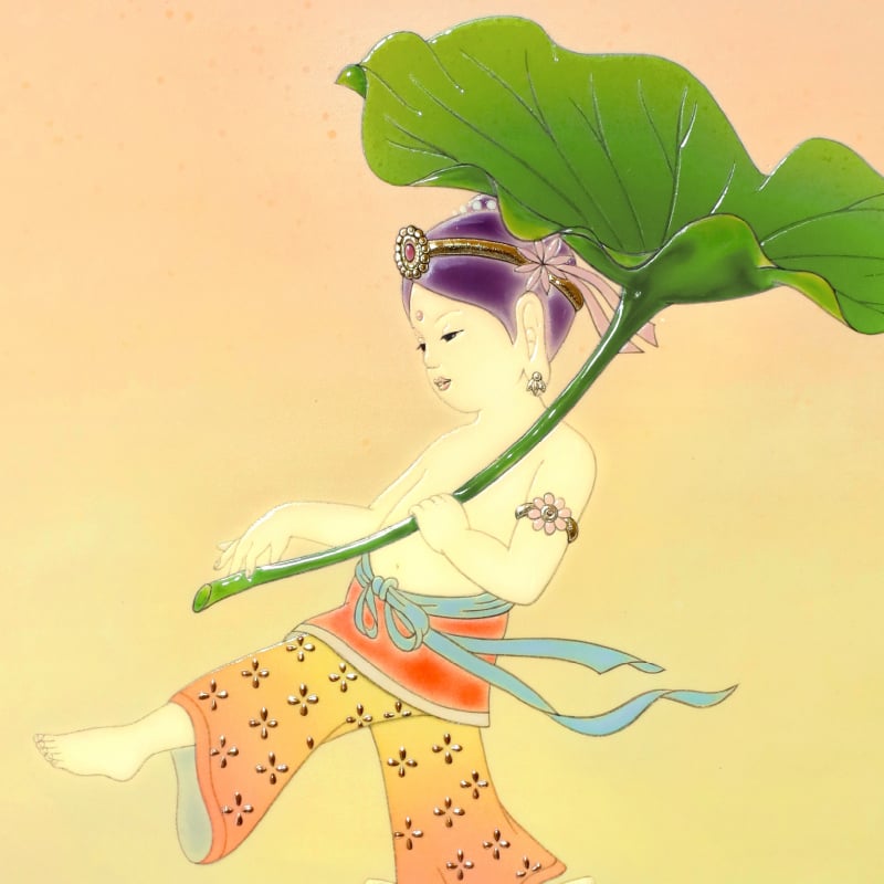 陶彩画_花音作品_雨あがる_詳細