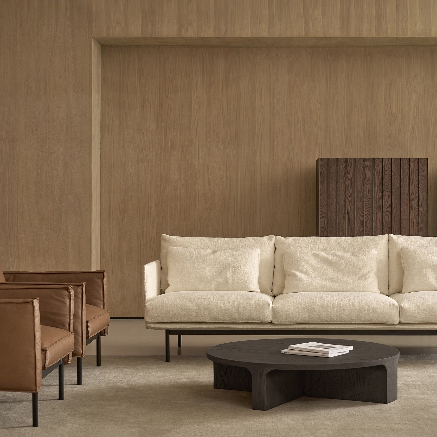 Stoic Round Timber Coffee Table - Set of 2