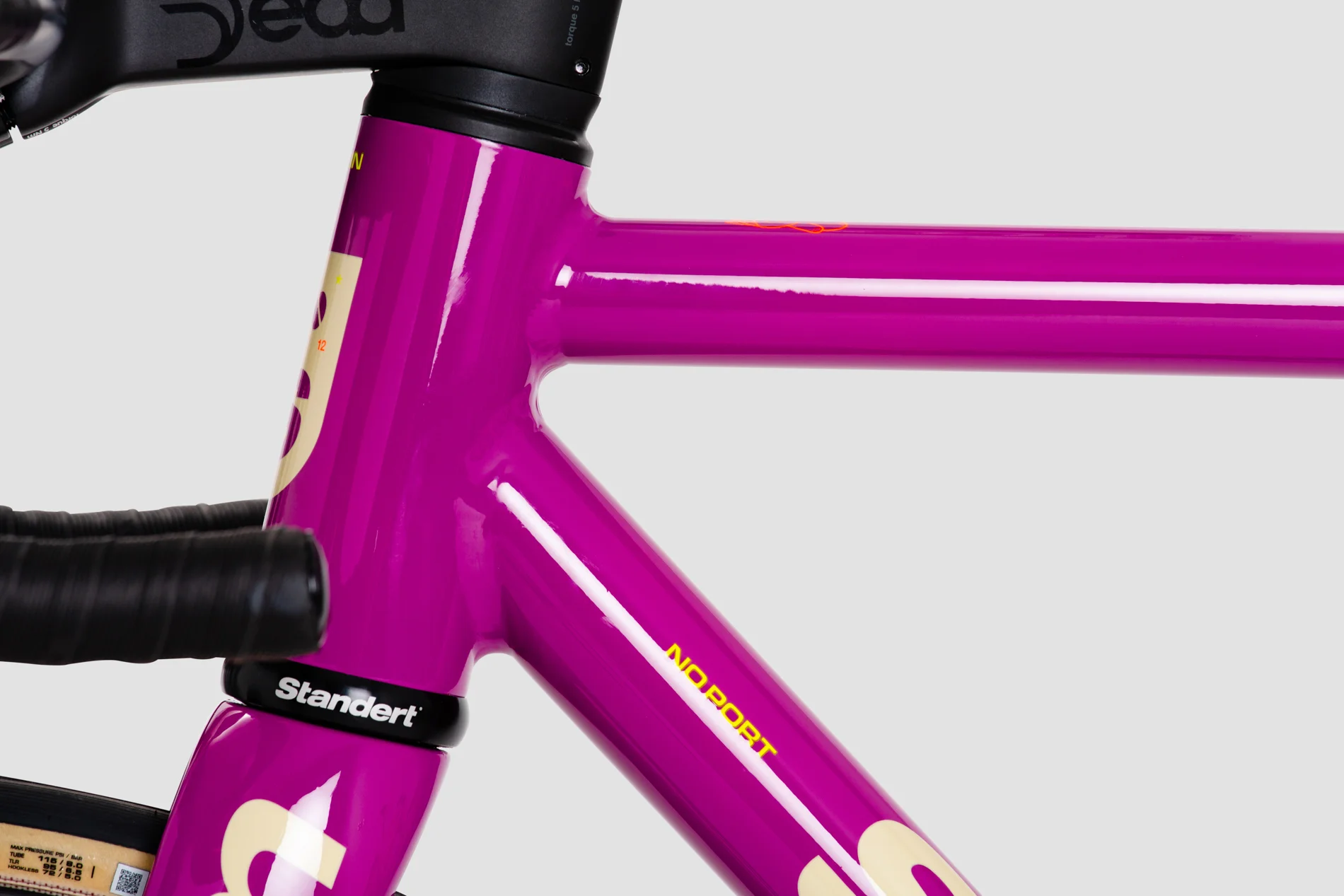Kreissage RS Team Purple Road Bike - Cabling
