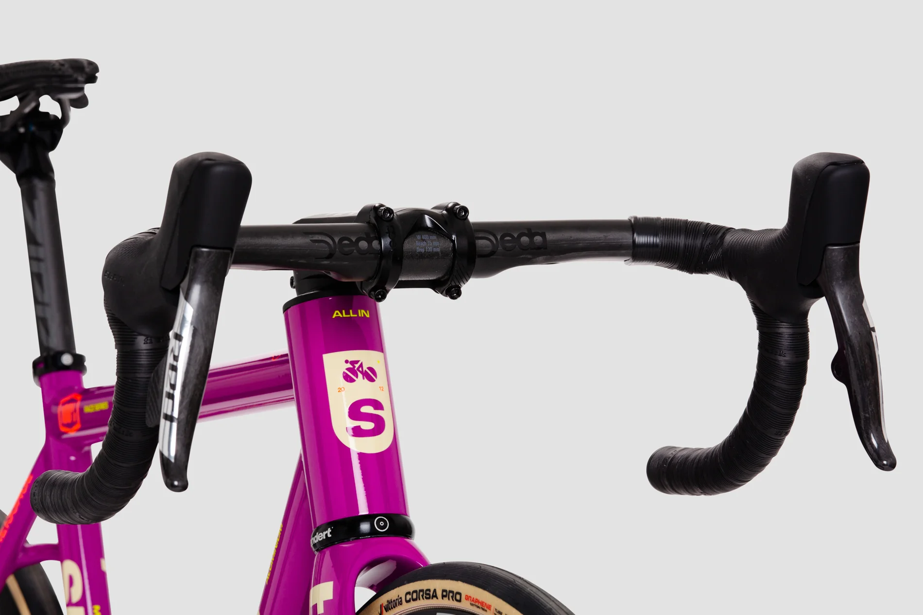Kreissage RS Team Purple Road Bike - Deda Handlebar