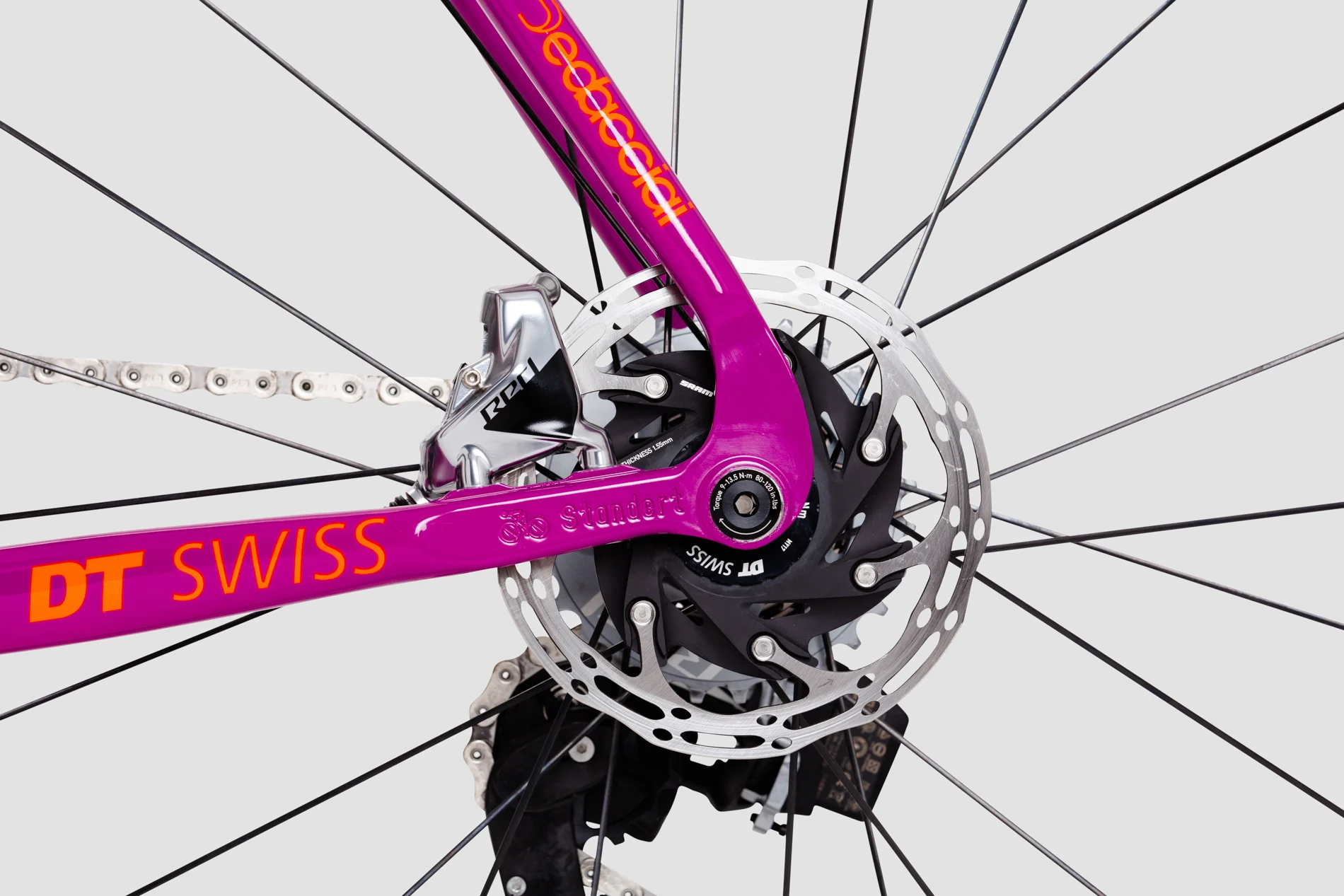 Kreissage RS Team Purple Road Bike - Rear Disc