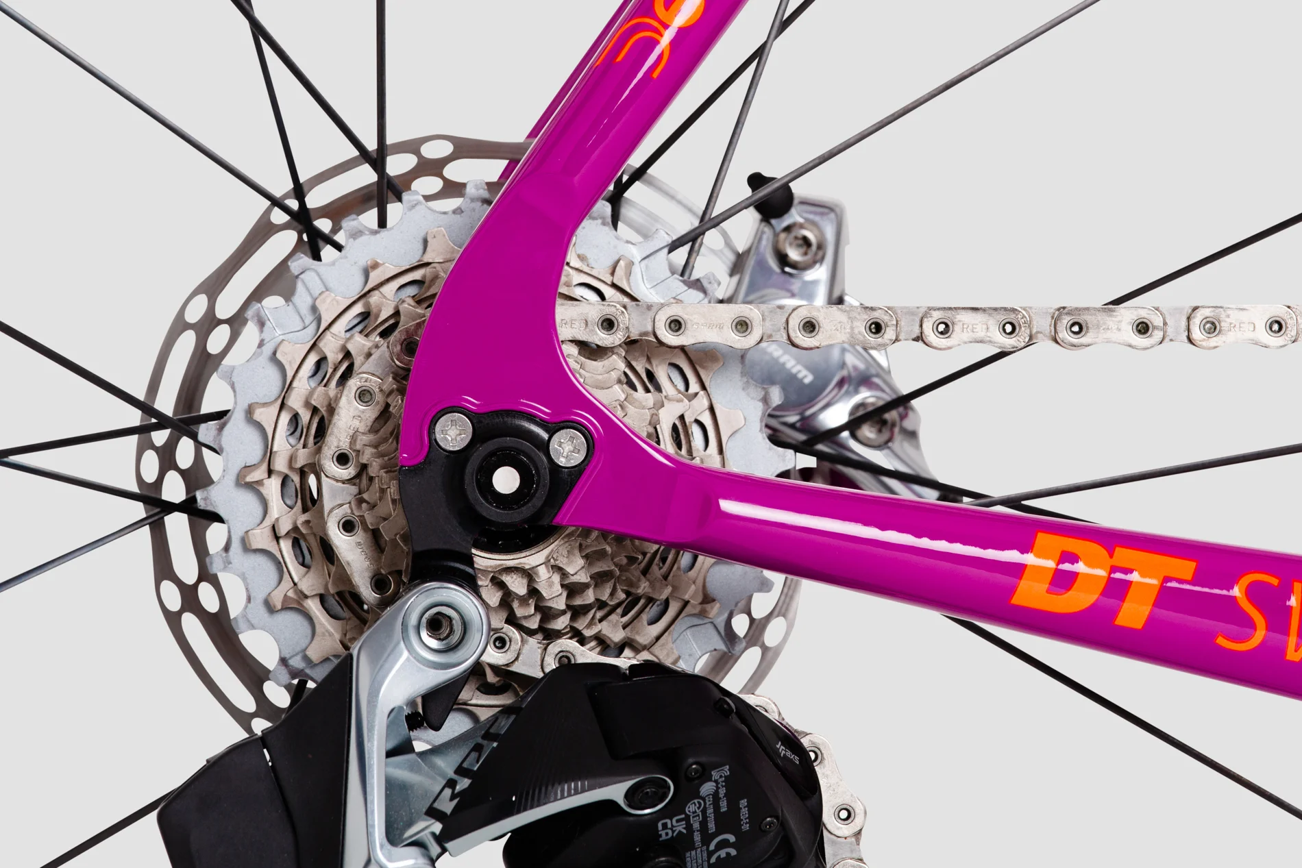 Kreissage RS Team Purple Road Bike - Rear Hub