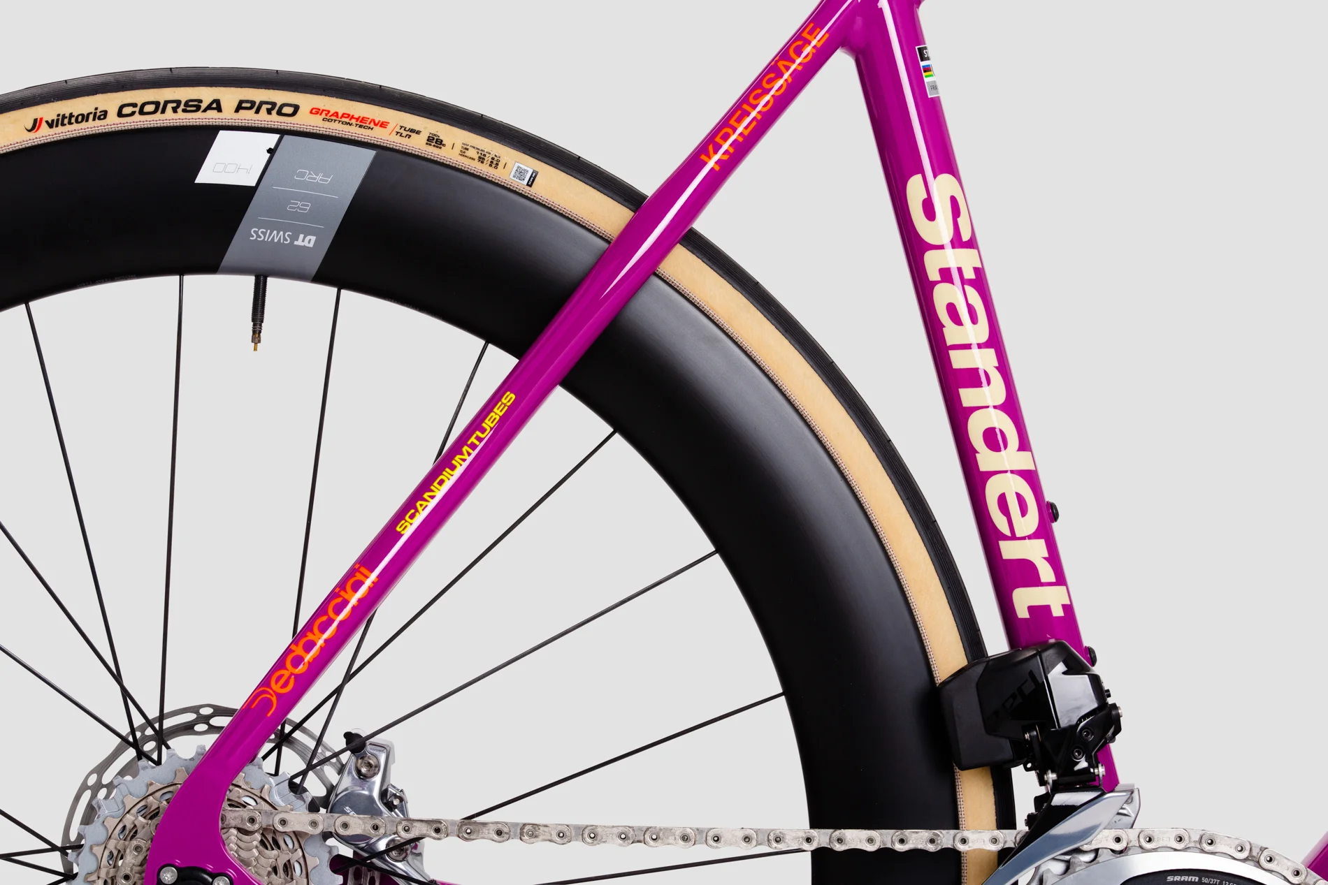 Kreissage RS Team Purple Road Bike - Vittoria Corsa Pro