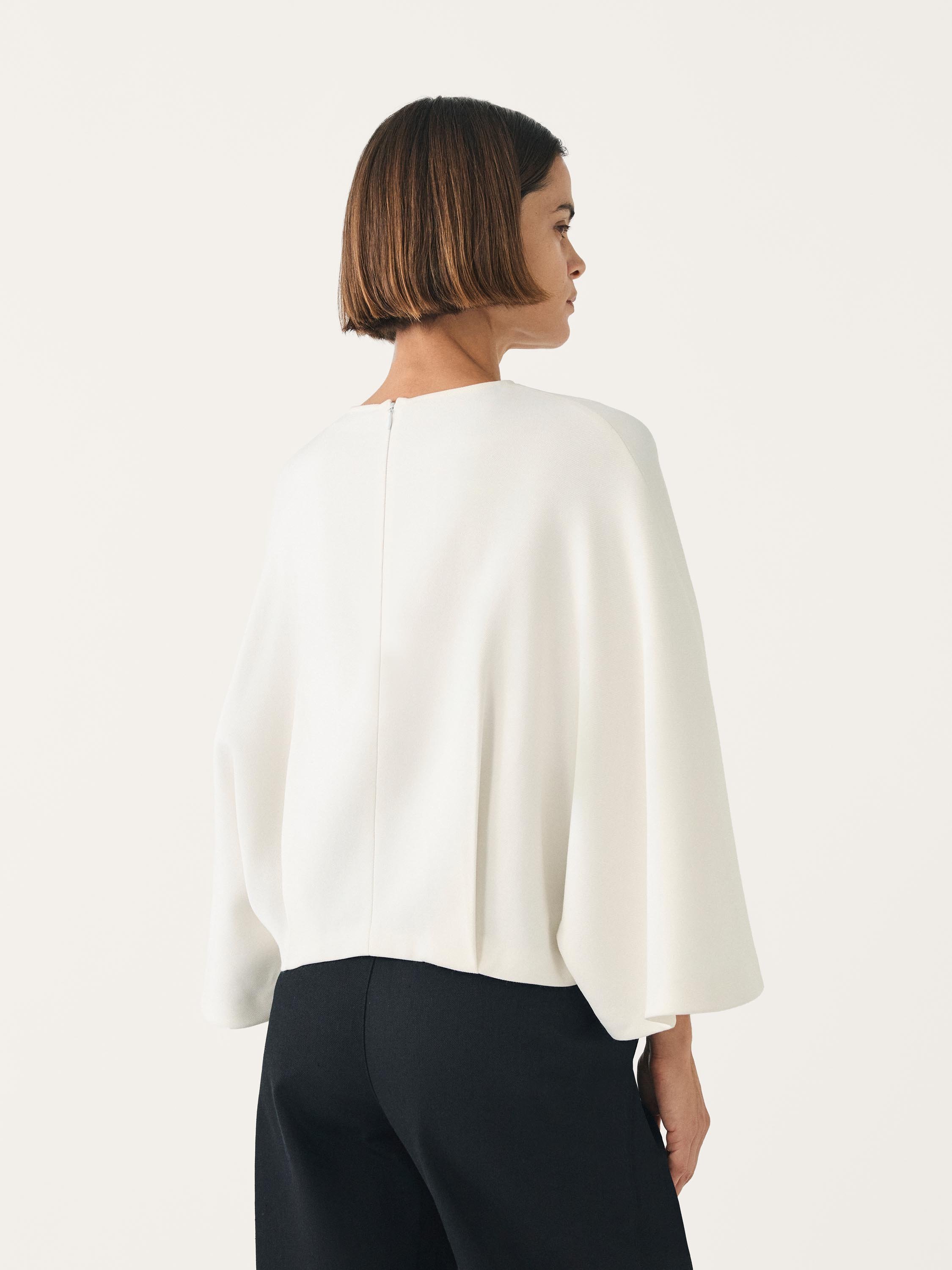 White batwing sales top